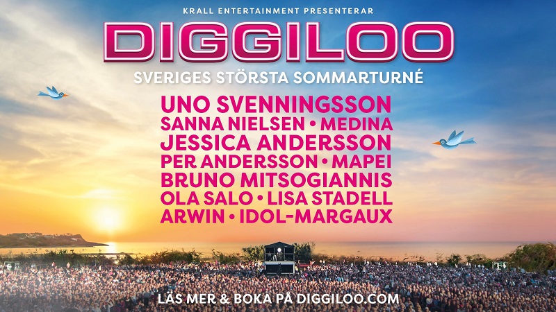 Diggiloo på Risön Sollefteå - bussresa